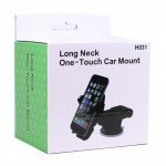 Wholesale Universal Magnetic Long Neck One Touch Windshield and Dashboard Car Mount Holder (Black)